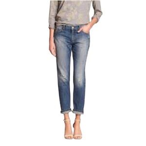 Gap Premium Boyfriend Cuffed Jeans Blue Size 4 / 27 #1827